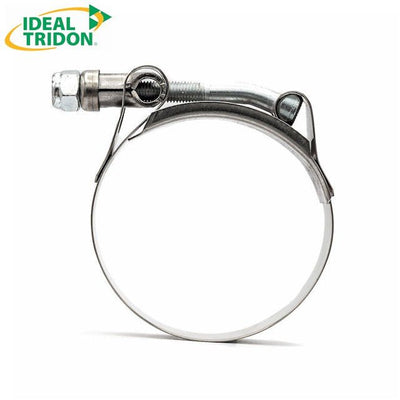 Ideal Tridon T-Bolt Clamp with Channel 3/4" 300SS 1,1/2"-1,11/16" - HCL Clamping USA- TRI-30021-TBCH-150