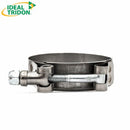 Ideal Tridon T-Bolt Clamp with Channel 3/4" 300SS 1,1/2"-1,11/16" - HCL Clamping USA- TRI-30021-TBCH-150