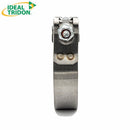 Ideal Tridon T-Bolt Clamp with Channel 3/4" 300SS 2,3/8"-2,11/16" - HCL Clamping USA- TRI-30021-TBCH-238