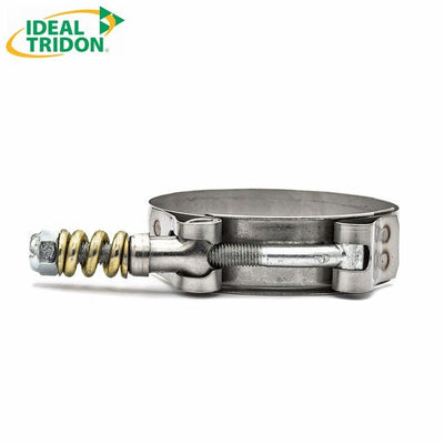 Ideal Tridon T-Bolt Clamp with Spring 3/4" 300SS 3,5/8"-3,5/16" - HCL Clamping USA- TRI-30030-TBSL-363