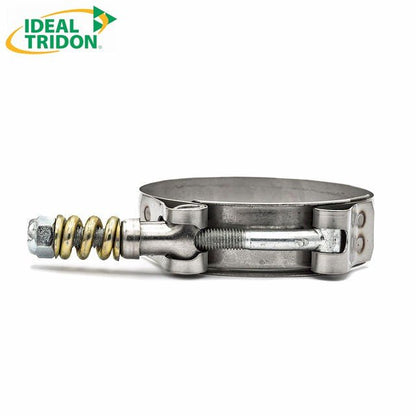 Ideal Tridon T-Bolt Clamp with Spring 3/4" 300SS 3,9/16"-3,7/8" - HCL Clamping USA- TRI-30030-TBSL-356