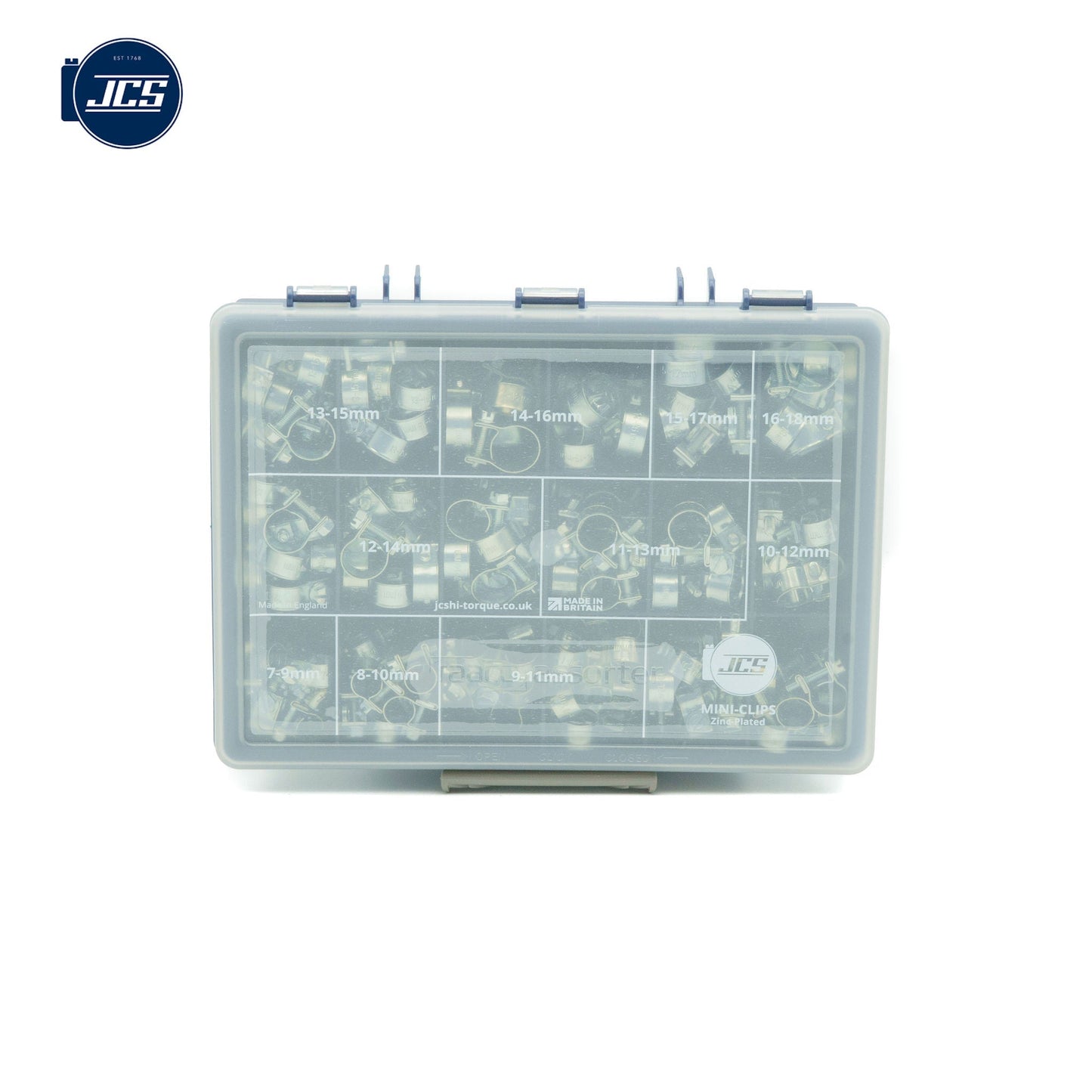 JCS Mini-Clip Assortment Box | Zinc Plated W1 | MCZAB1 | 157 pcs MCZAB1 - HCL Clamping USA - Image 4