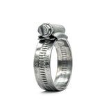 3/8 & 1/2" Embossed Jubilee Clip British Style Worm Gear Hose Clamp: Galvanized Band & Screw