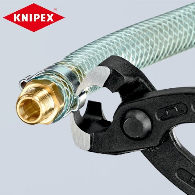 Knipex Ear Hose Clamp Pliers - Vertical & Side Fixing 220mm - HCL Clamping USA- MT-KX-EC-VH-220