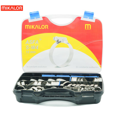 Mikalor ASFA-S Worm Drive Assortment Box | AISI 304 W4 | 73pcs 3503251 - HCL Clamping USA - Image 2