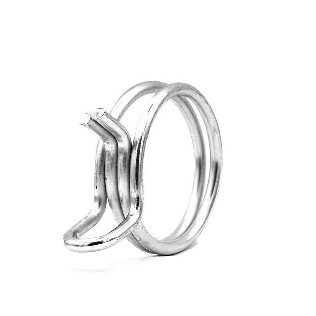 Mollfam Double Wire Spring Hose Clamp - Galvanised Steel for Secure Connections 7/32-1/4in (5.7-6.4mm) - HCL Clamping USA - Image 3