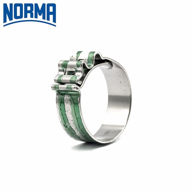 Norma Snap Fit Low Profile COBRA Hose Clamp with Spring for Constant Tension - 304 Stainless Steel 5/16-23/64in (8.0-9.0mm) - HCL Clamping USA - Image 2