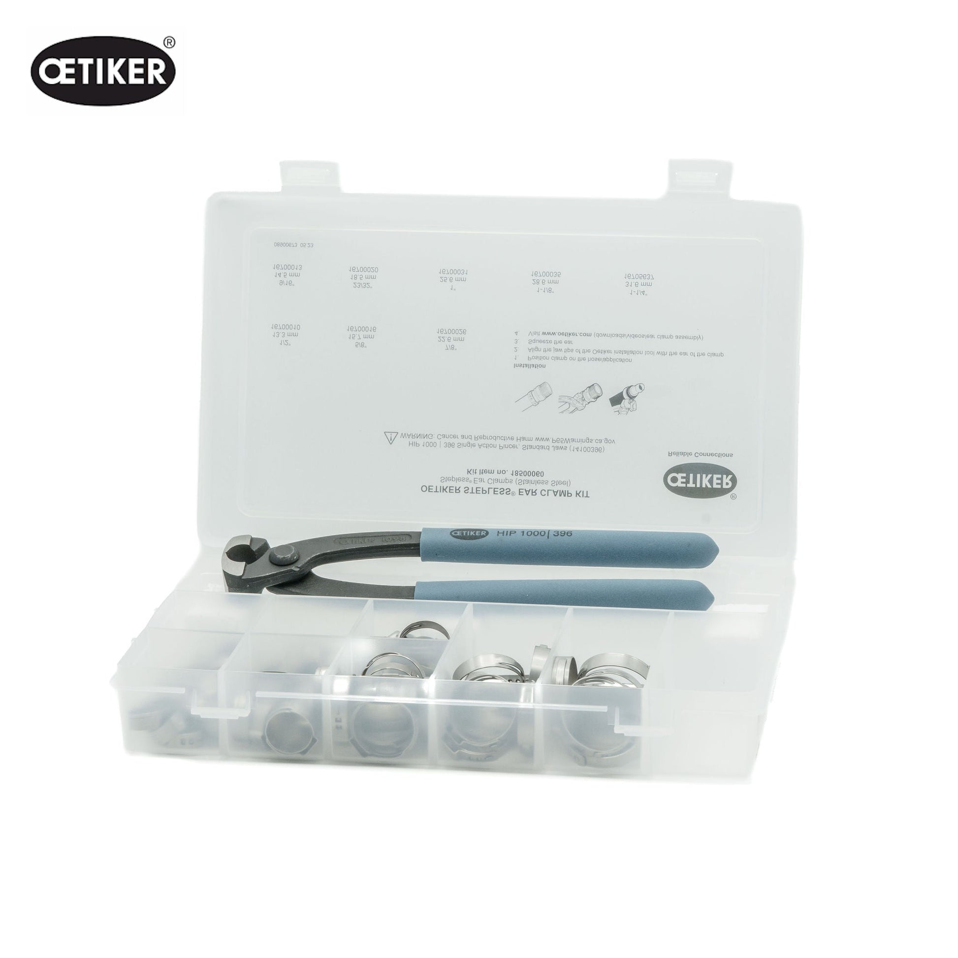 Oetiker Stepless Ear Hose Clamp Kit - 81 pcs 18500060 - HCL Clamping USA - Image 3
