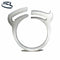 Plastic Hose Clamp - Herbie Clip - 17.0-19.4mm - Natural - PA66 - HCL Clamping USA- HC-G-PA66-N
