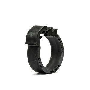 HCL Snap Fit Low Profile Polymer Hose Clamp - Black PA66 Nylon