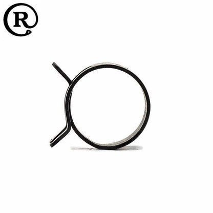 Rotor Clip Light Duty Spring Band Steel Hose Clamp / Clip - Black 19/64-11/32in (7.7-8.8mm) - HCL Clamping USA - Image 2
