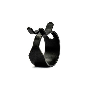 Rotor Clip Light Duty Spring Band Steel Hose Clamp / Clip - Black