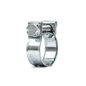 HCL 3/8 Inch Mini Screw Hose Clamp - Galvanised Steel Band and Screw