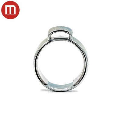 Single Ear Hose Clamp - 9.0-10.5mm - Zinc Plated - Inner Ring - HCL Clamping USA- SEC-IR-9.0-W1