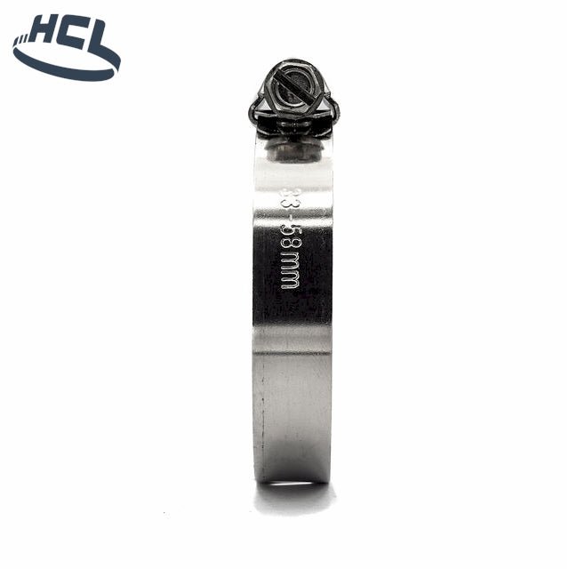 Worm Gear Hose Clamp - 304SS Dia: 6.14-7.01" / 156-178mm - CLEARANCE - HCL Clamping USA- WD-PERF-13-178-W4